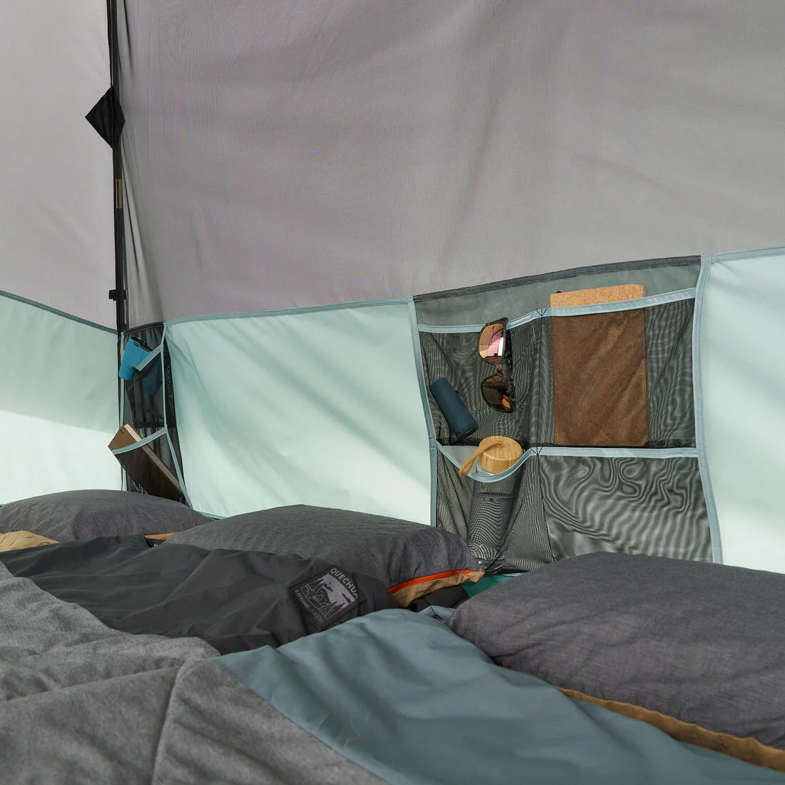 Camping tent with poles - Arpenaz 6 ULTRAFRESH - 6 Person - Image 19