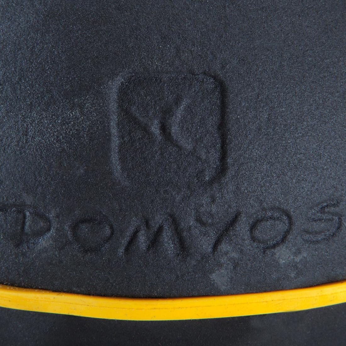Cast Iron Kettlebell with Rubber Base 12 kg, Partially Recycled Cast Iron - Image 9