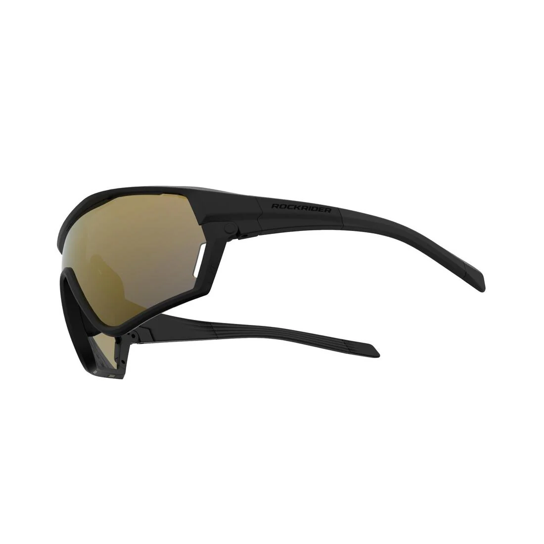 Cat 0+3 Cross-Country MTB Glasses Race with Interchangeable Lenses - Black/Gold - Image 2