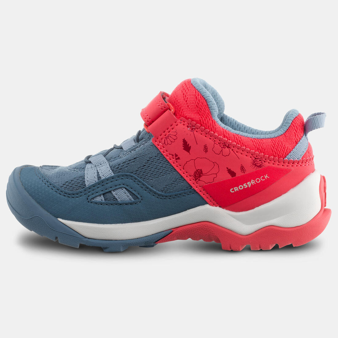 Children's Hiking Boots with Riptab System Crossrock Size C6½ to 1½ - pink blue - Image 2