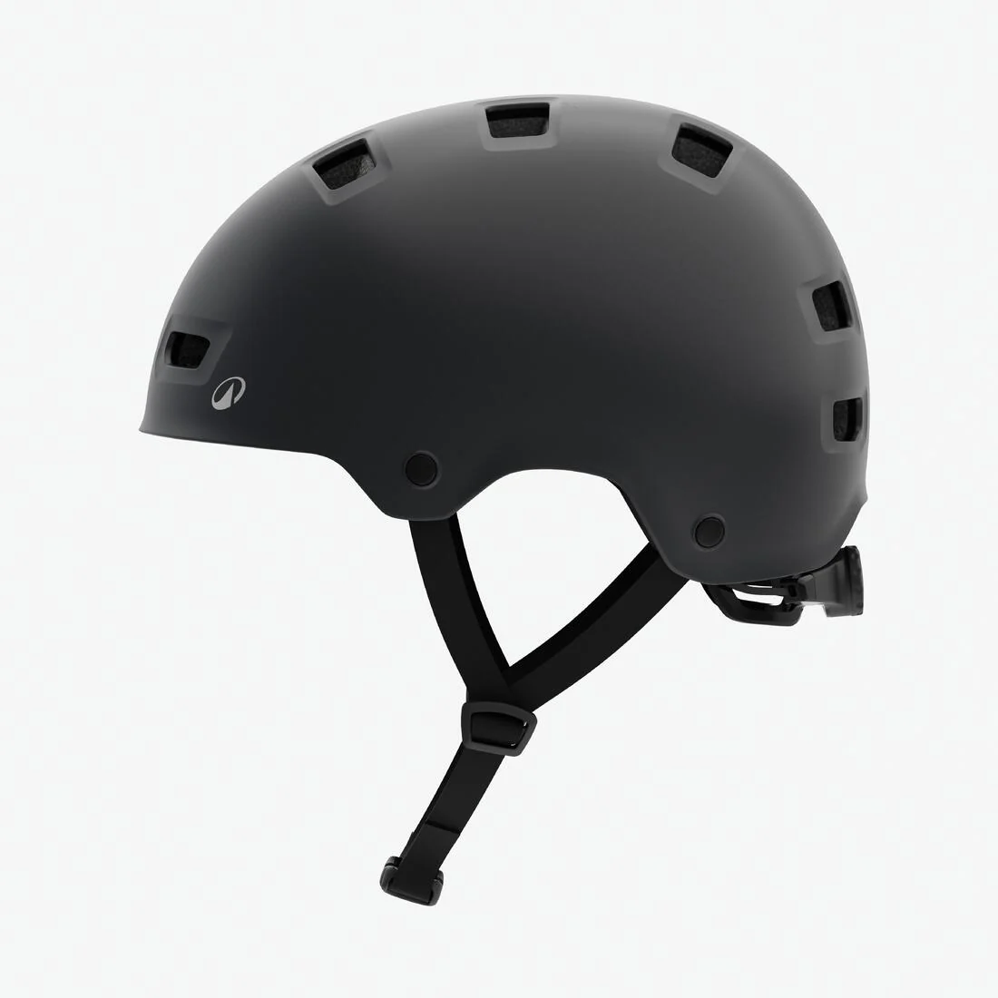 Children's round bicycle helmet 47-59 cm, Move 100 - Black - Image 4