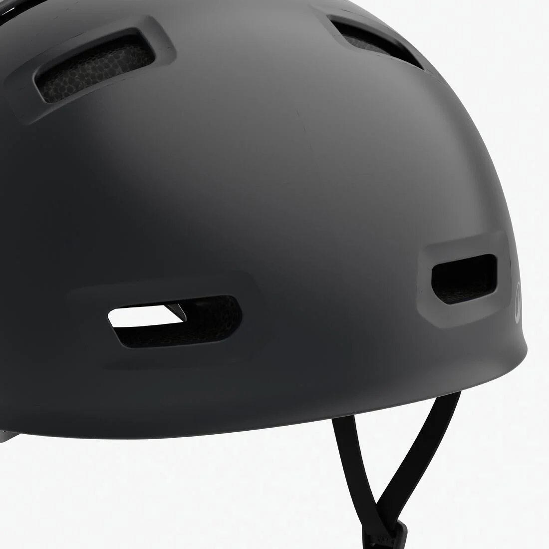 Children's round bicycle helmet 47-59 cm, Move 100 - Black - Image 8