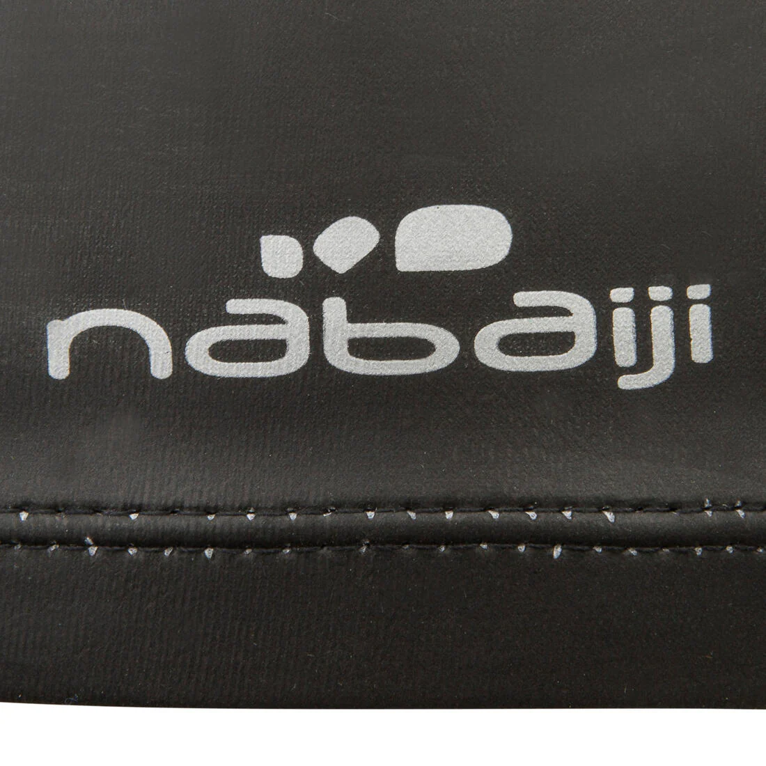 Coated mesh swim cap - Plain fabric - Size L - Black - Image 3