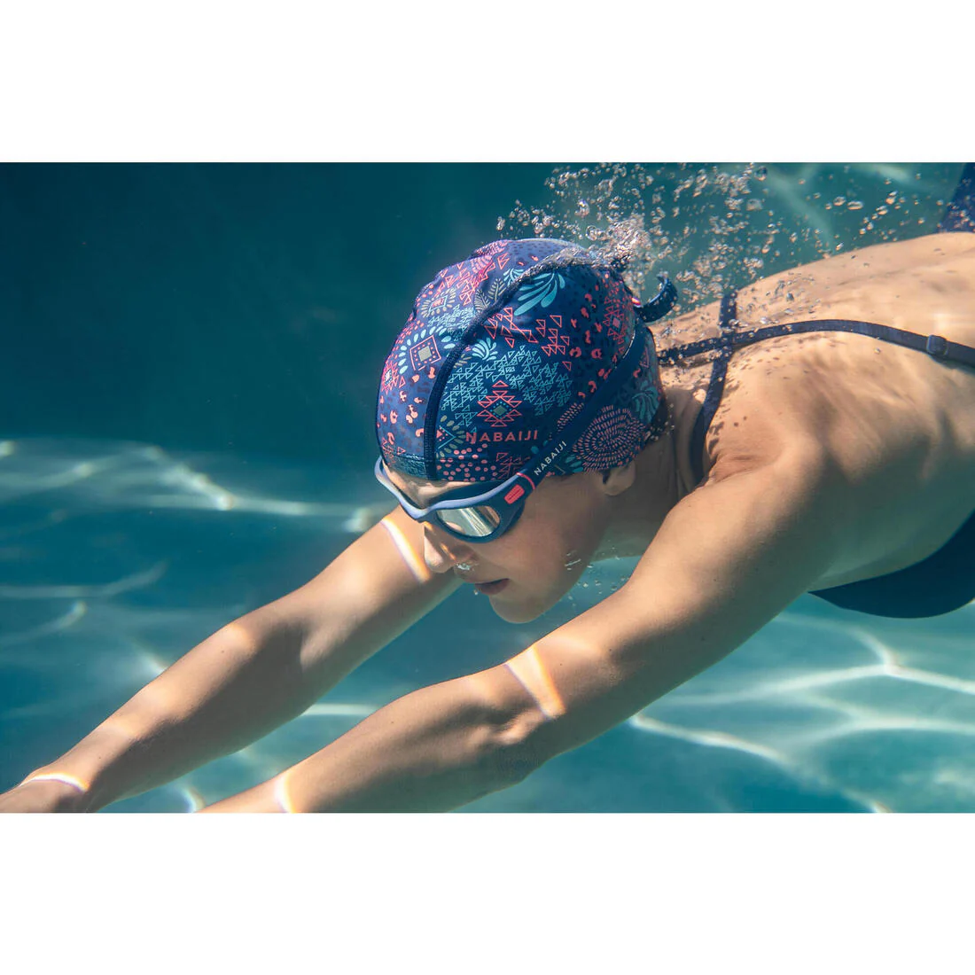 Coated mesh swim cap - Printed fabric - Size L - Canopa - Image 9