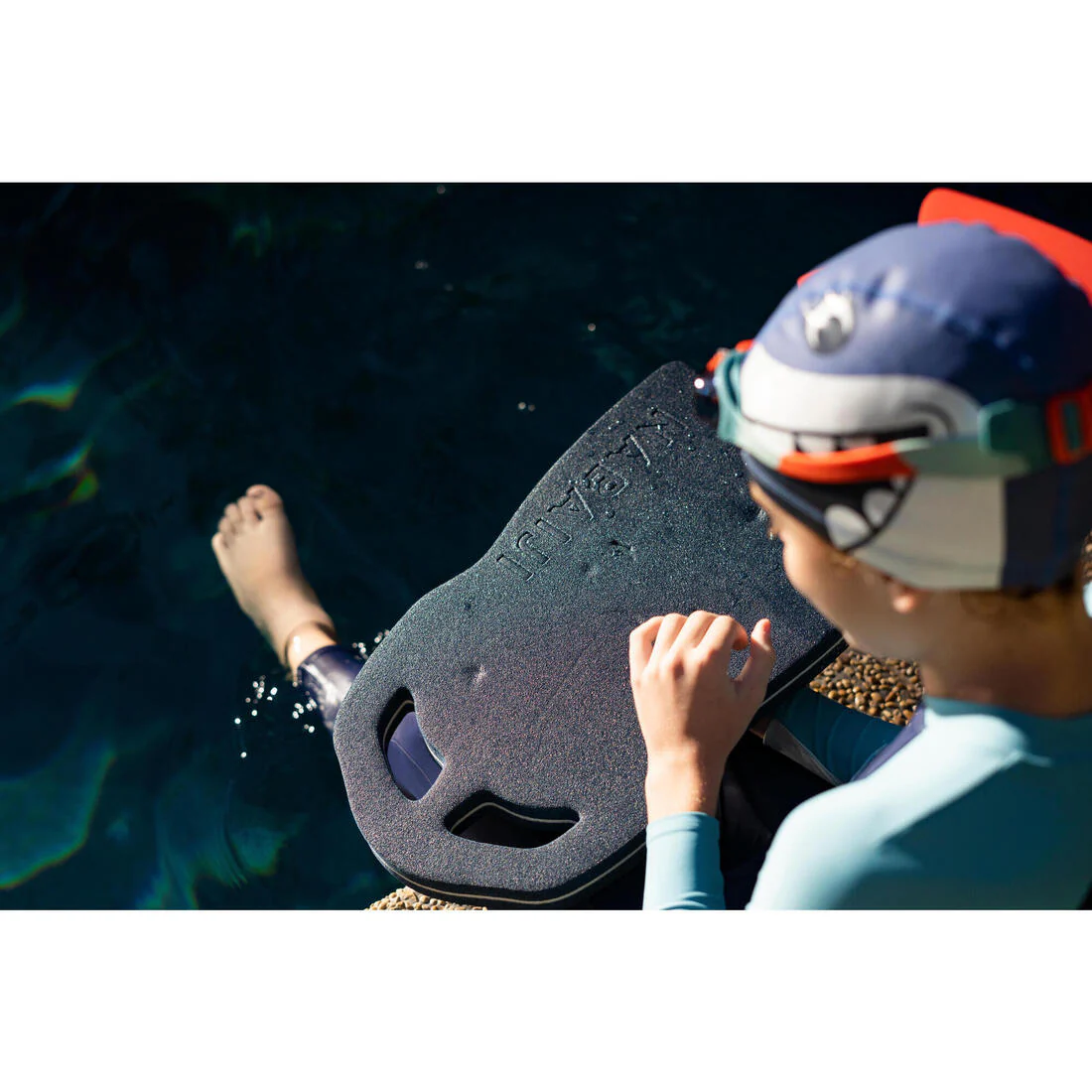 Coated mesh swimming cap - Printed fabric - Size S - Shark - Image 9