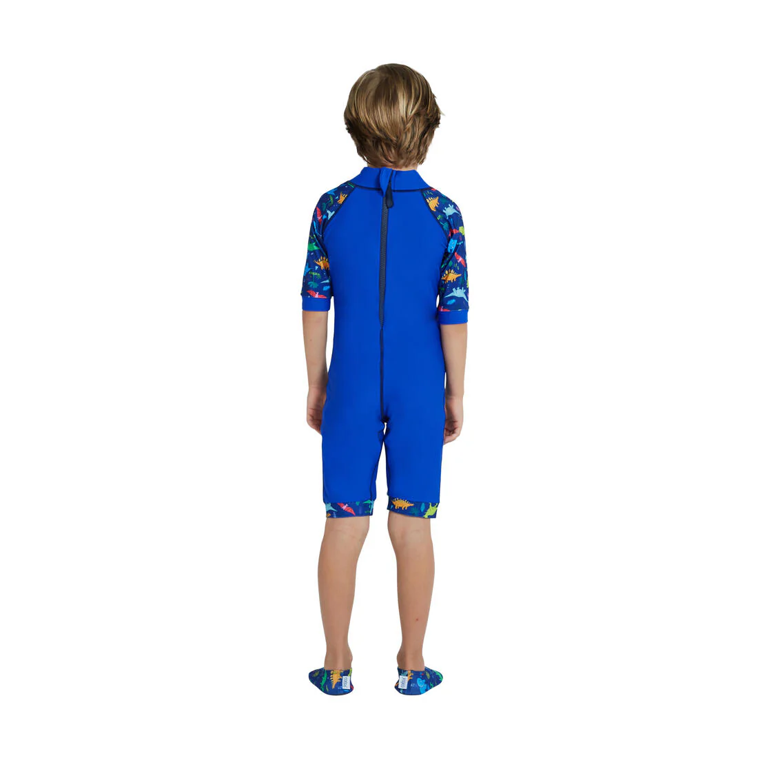 COEGA Boys 1pc Swimsuit Playing Dinos Blue - UPF 50+ Sun Protection - Image 4