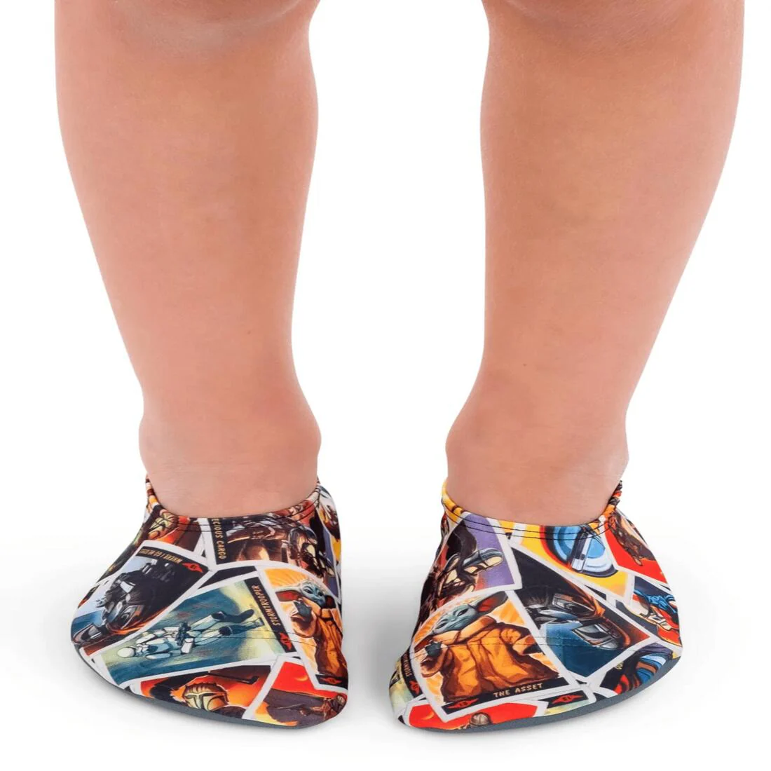 COEGA Boys Kids/Youth Pool Shoes-Black Mandalorian - Image 2