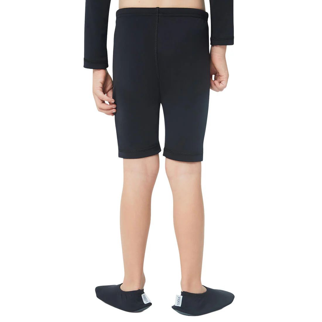 COEGA Boys UPF 50+ Swim Jammers - Solid Black - Image 2