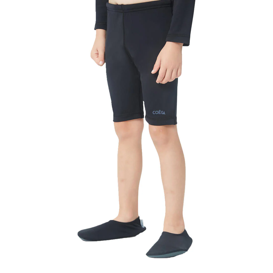 COEGA Boys UPF 50+ Swim Jammers - Solid Black - Image 3