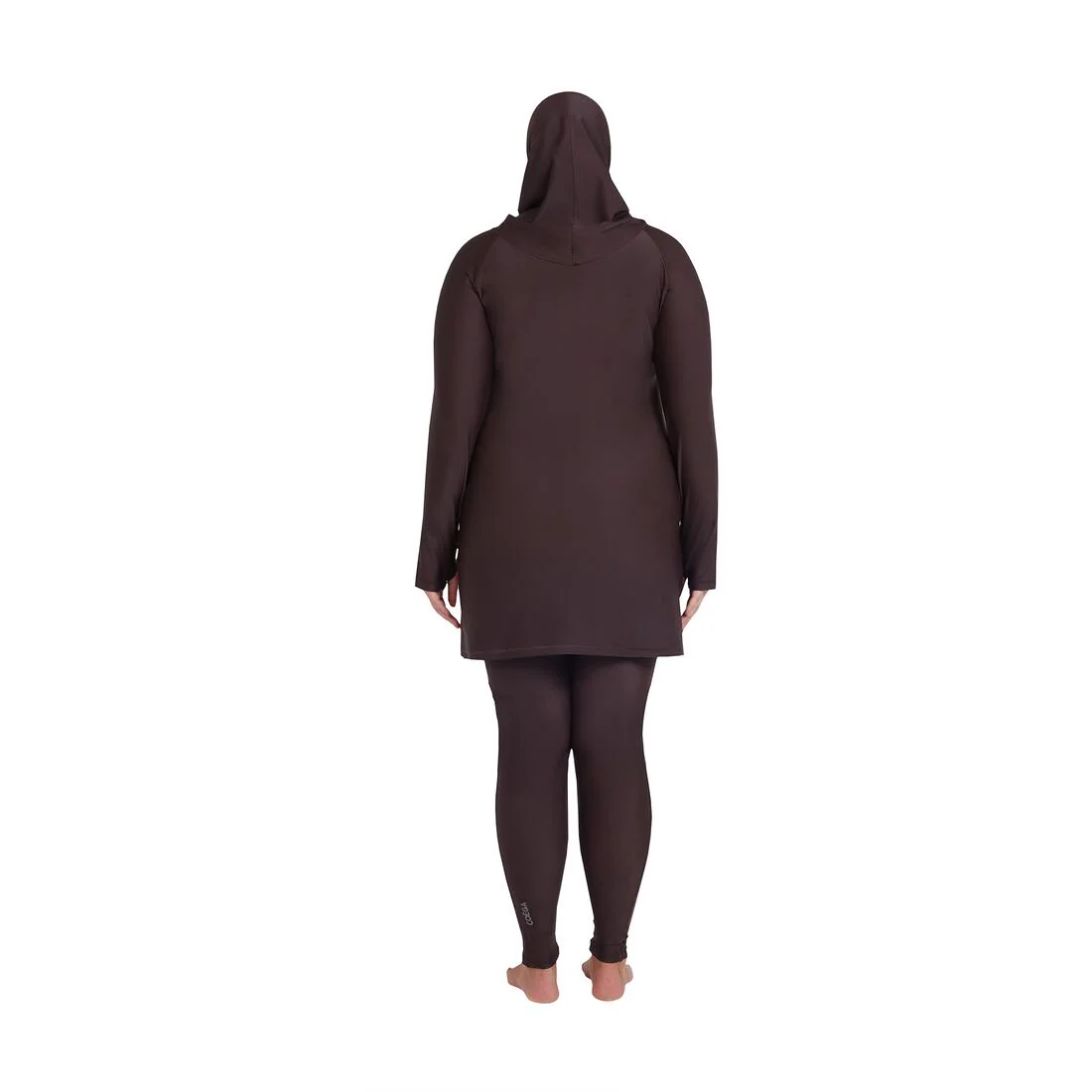 COEGA Ladies Modest 3pc Swim Set Chocolate Tie Dye - UPF 50+ Protection - Image 4