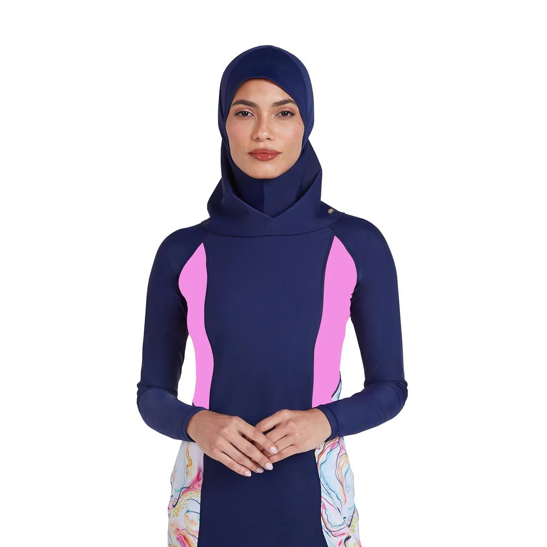 COEGA Ladies UV 50+ Multi-Way Swim Shaela - Blue Pink Marble