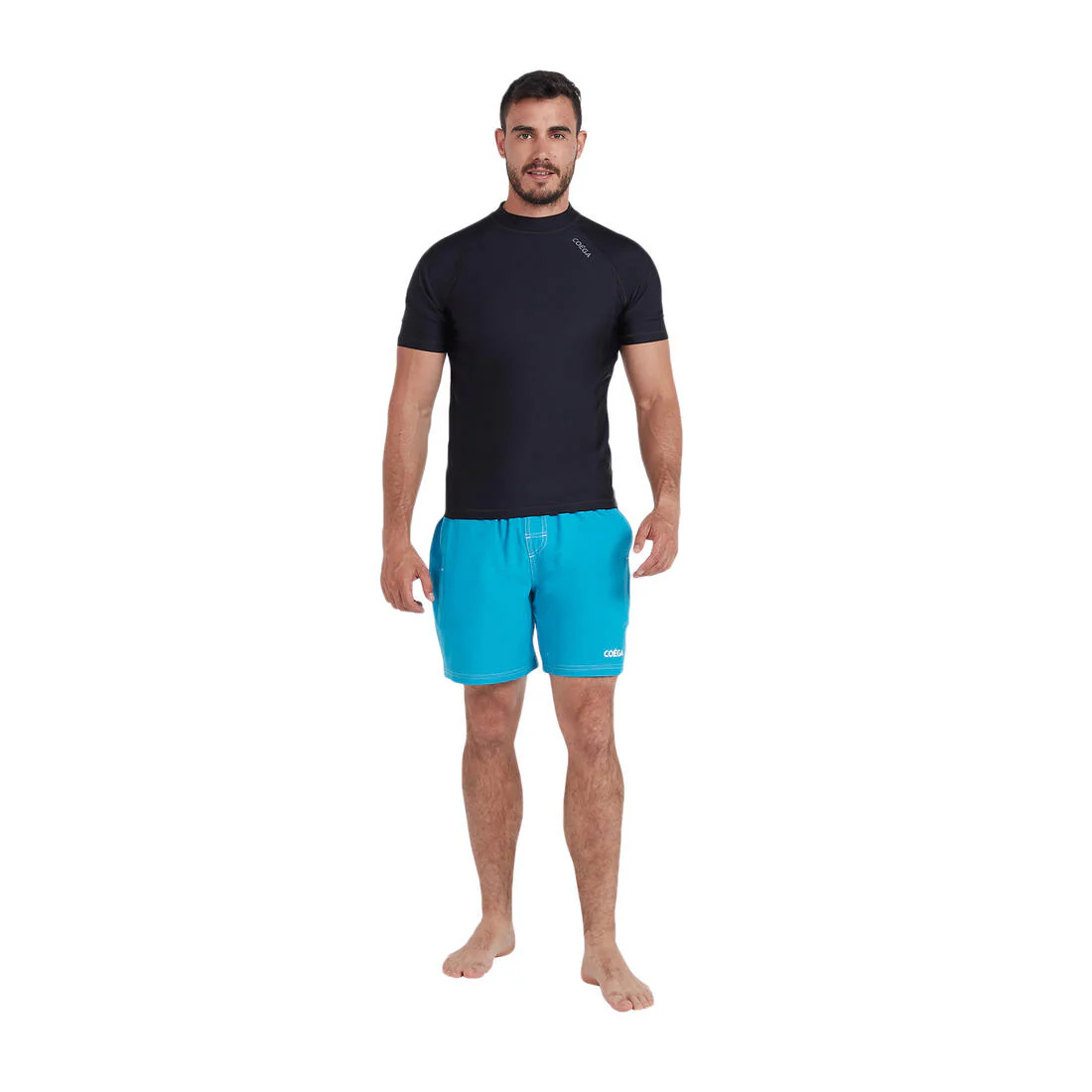 COEGA Men's 18-Inch Lightweight Boardshorts - Carribean Sea - Image 2
