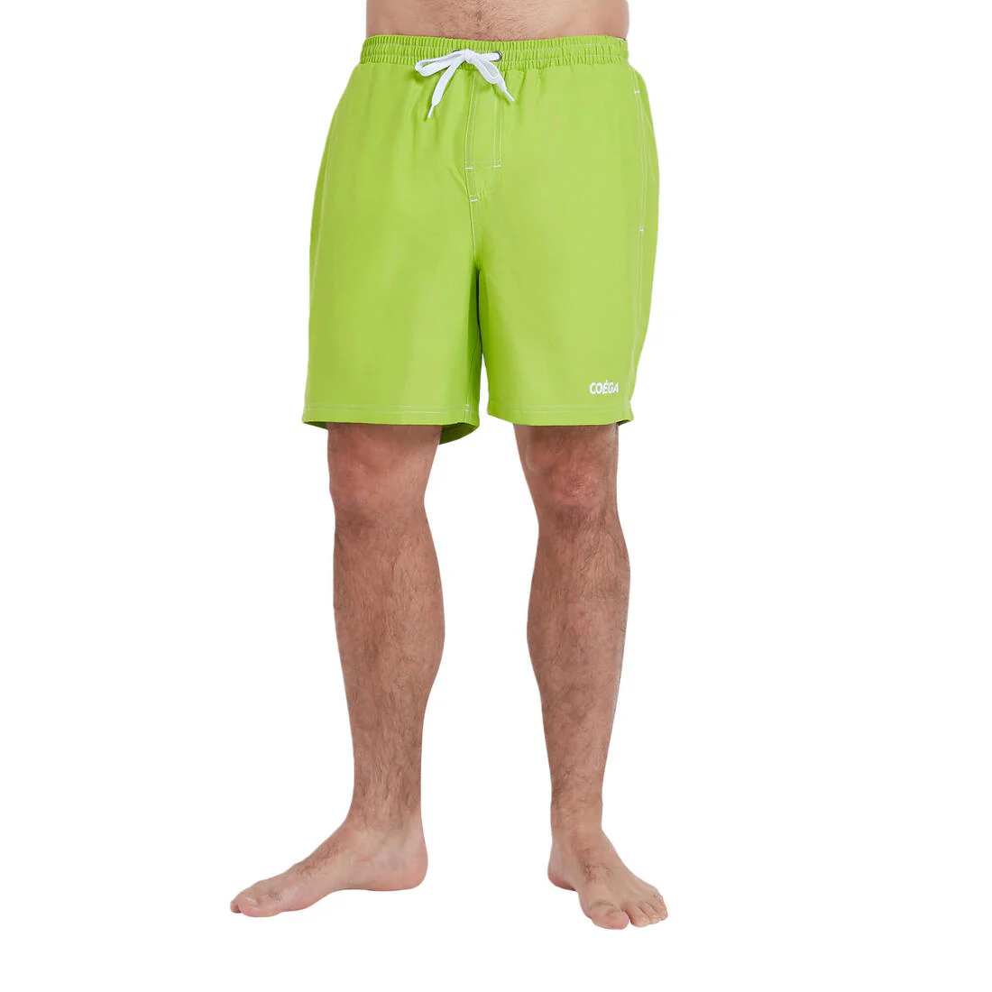 COEGA Men's 18-Inch Lightweight Boardshorts - Lime Green
