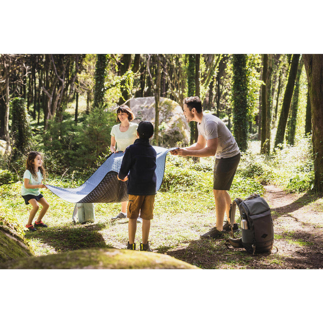 Comfort blanket for picnics and camping - 170 x 140 cm - Image 8