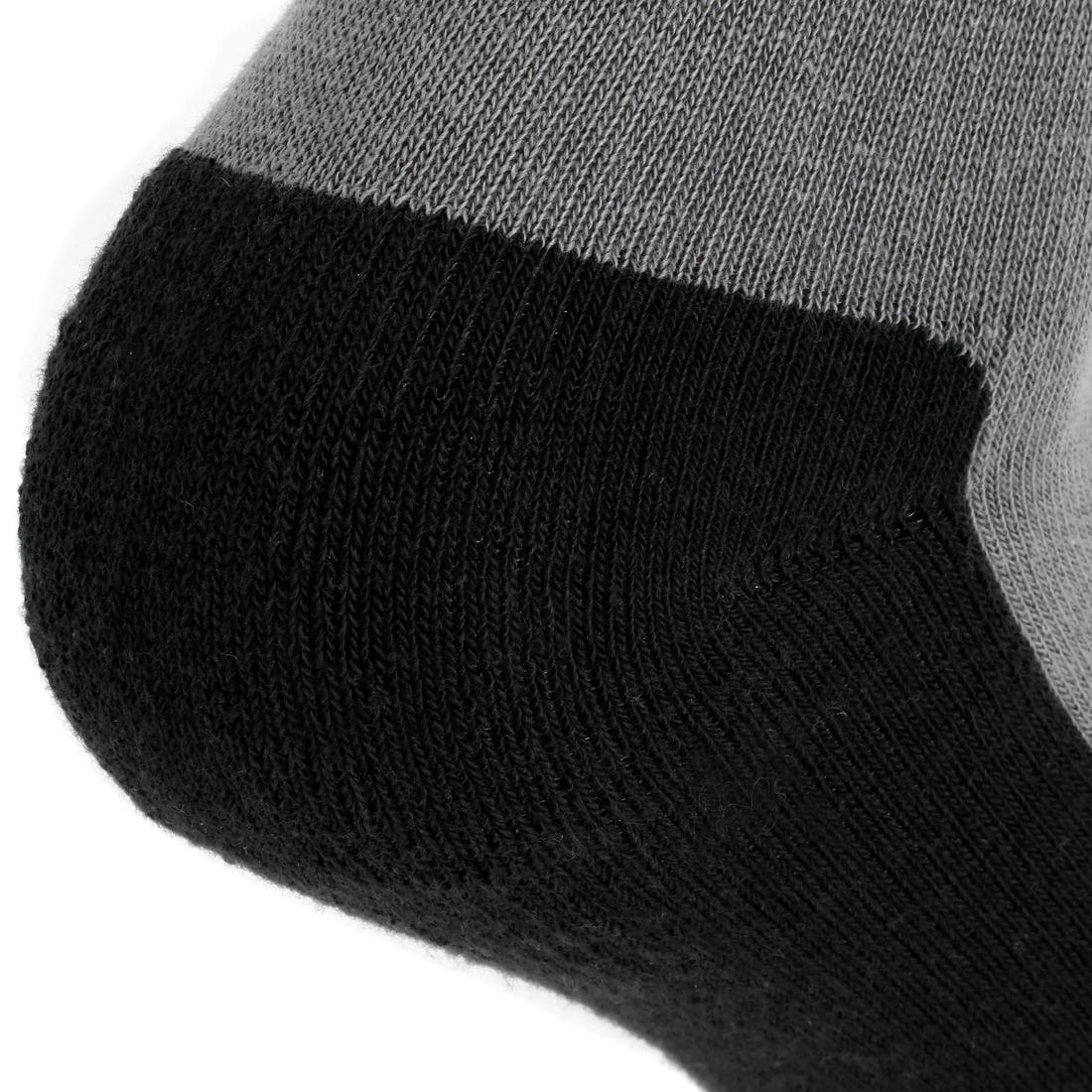 Country walking socks - NH100 High - X2 pairs - grey - Image 5