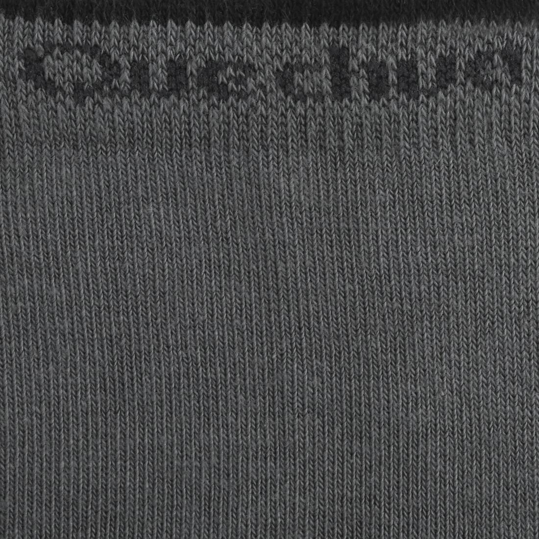 Country walking socks - NH100 High - X2 pairs - grey - Image 6
