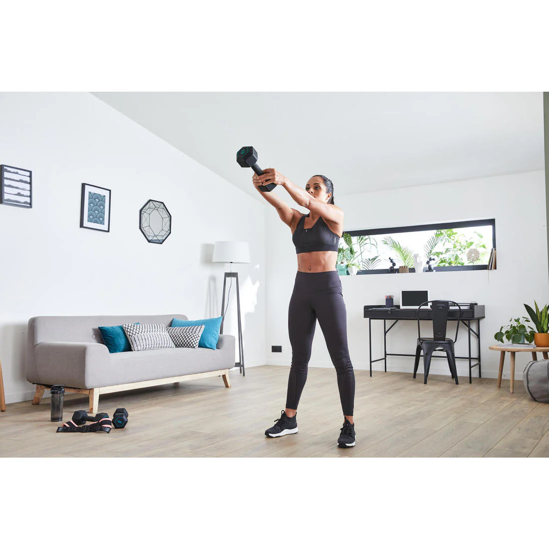 Cross Training and Weight Training 5 kg 80% Recycled Cast Iron Dumbbell - Image 8