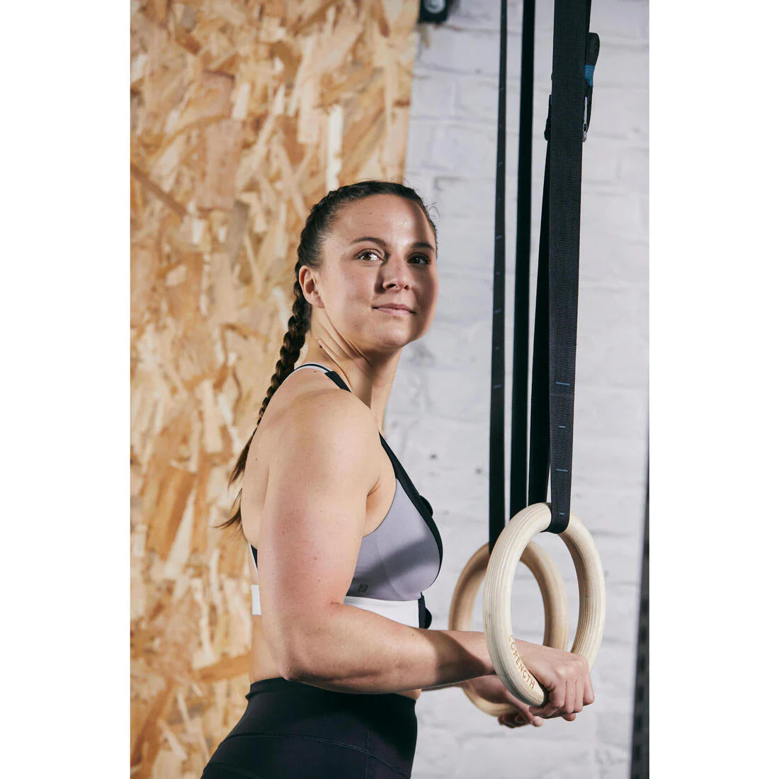 Cross Training Fitness Rings - Wood - Image 9