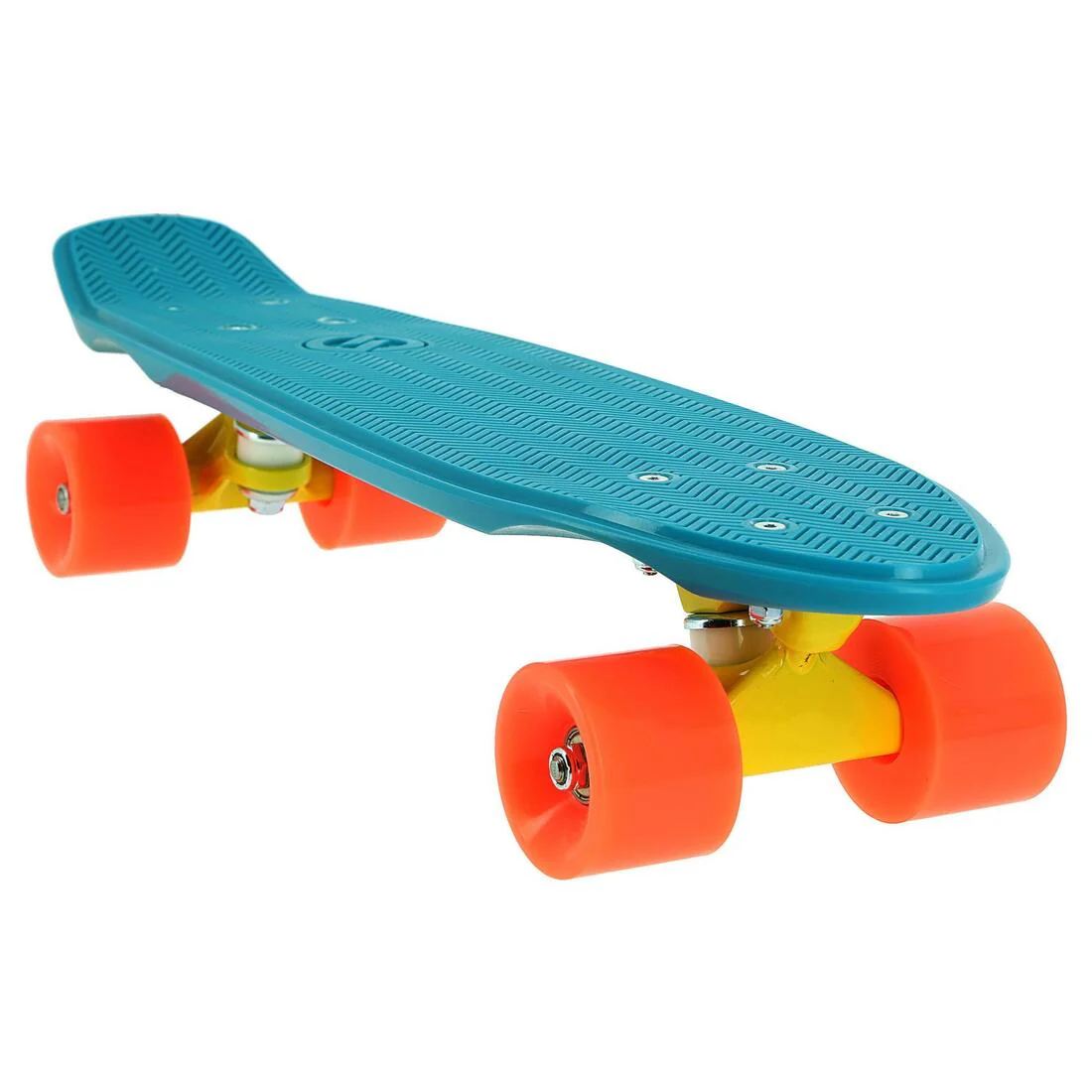 Cruiser Skateboard Yamba 100 - Blue/Coral - Image 2