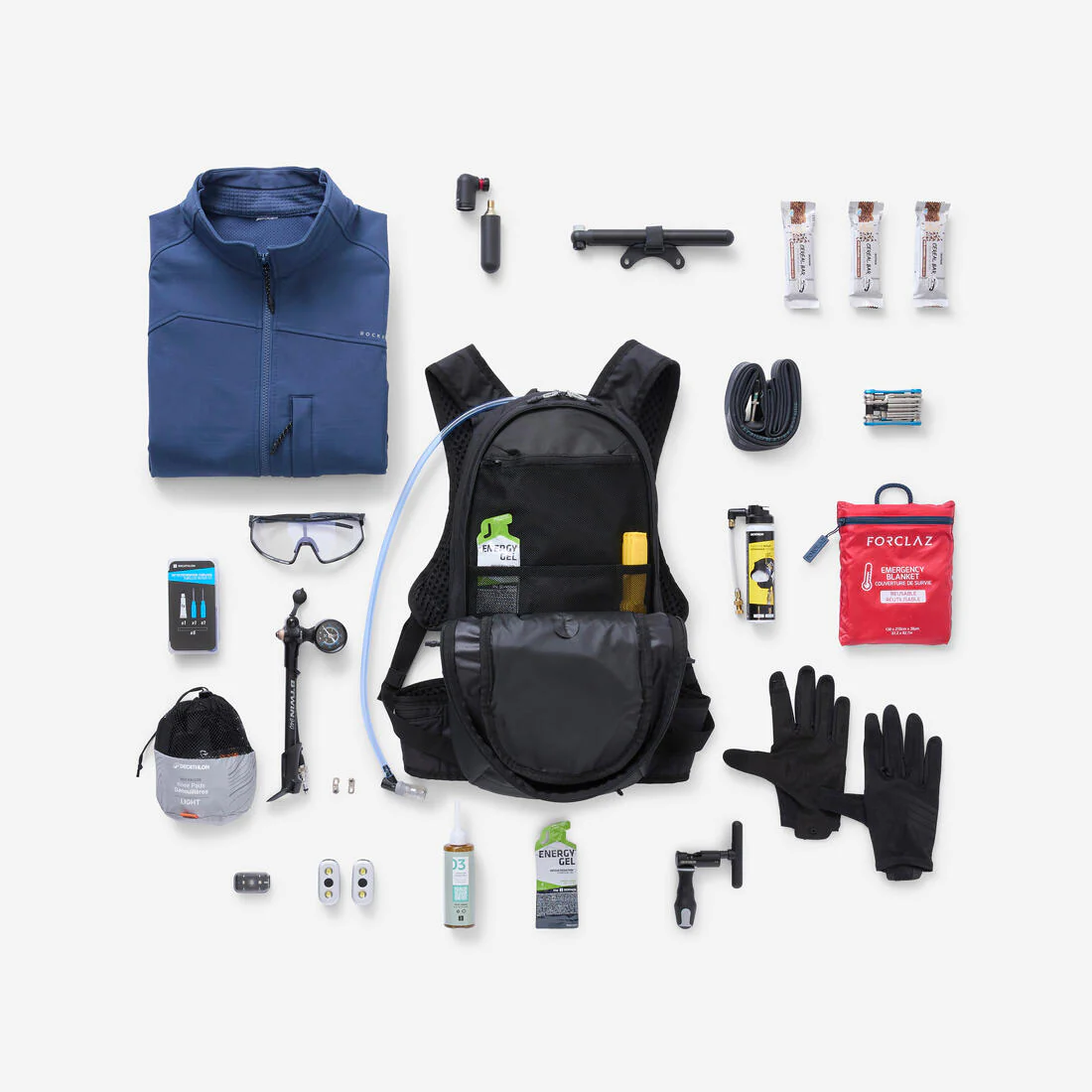 Cycling, Mountain Biking hydration backpack. 12L/2L - Black - Image 4