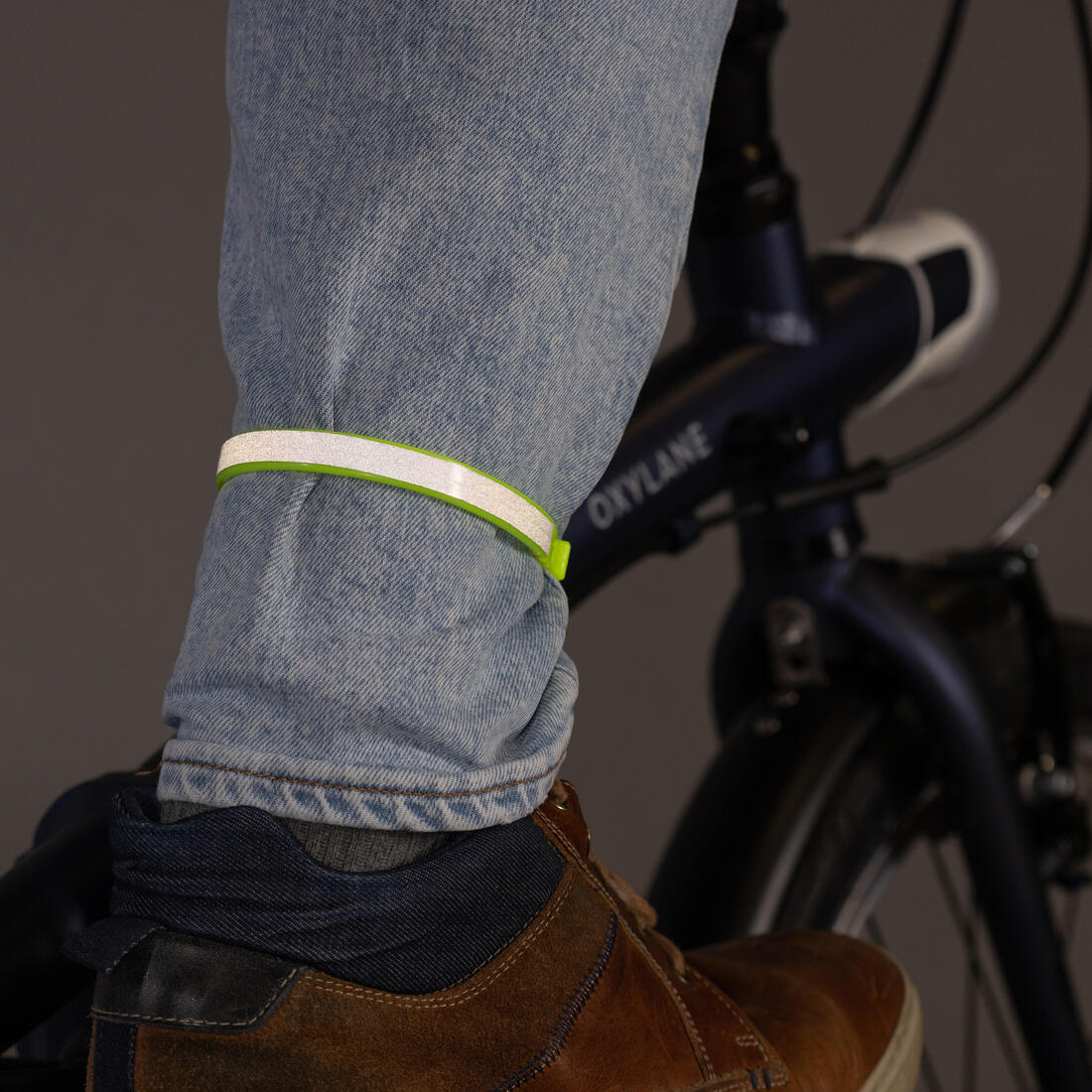 Cycling Trouser Clip - Yellow - Image 2