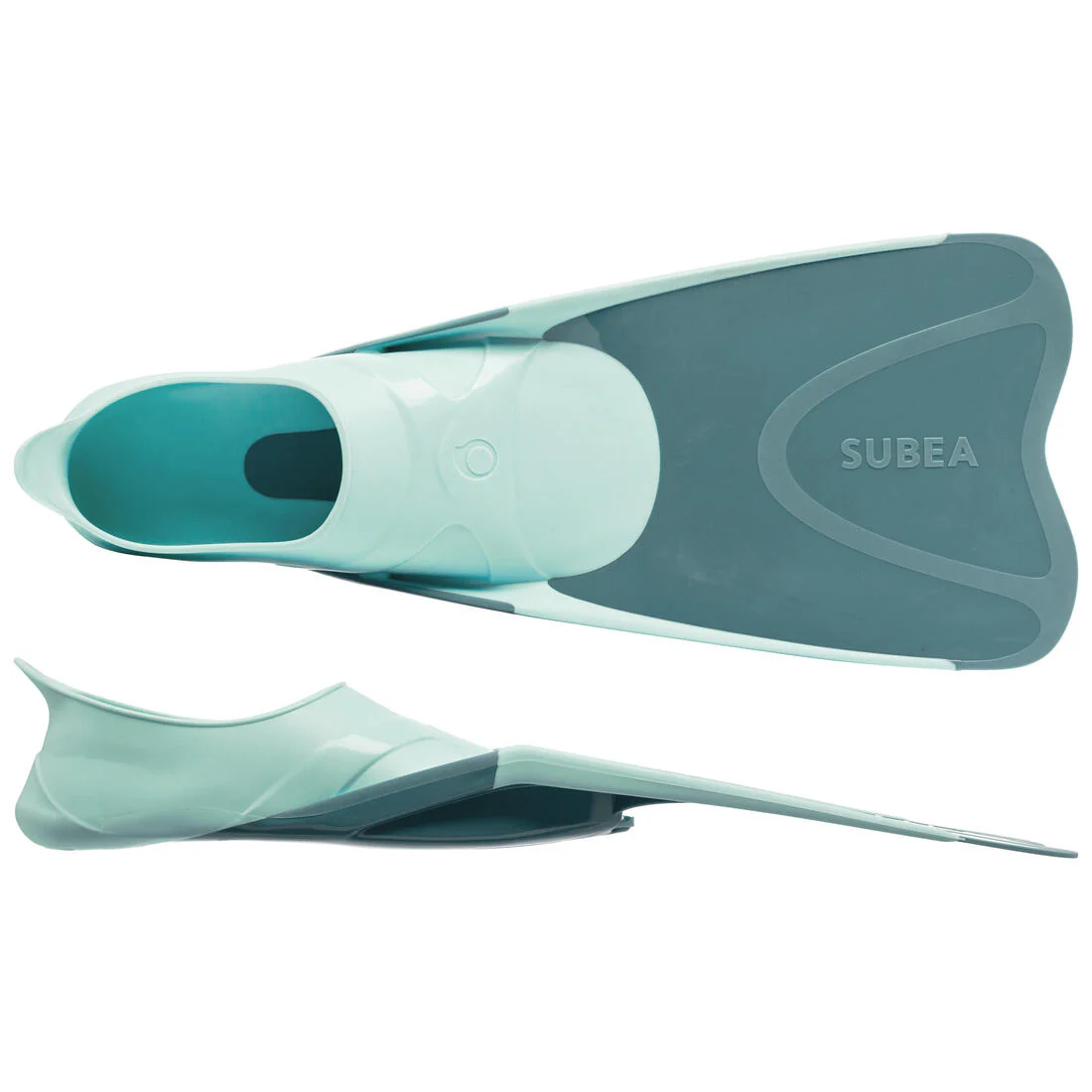 Diving and snorkelling fins - FF 100 short Turquoise - Image 2