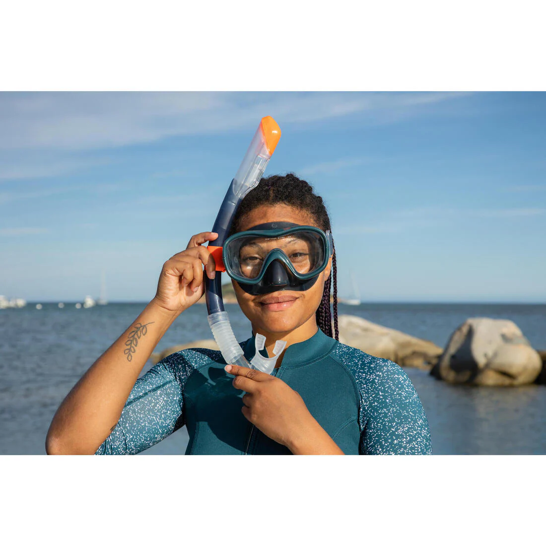 Dry diving snorkel with drytop valve system 100 Dry Top - Image 7