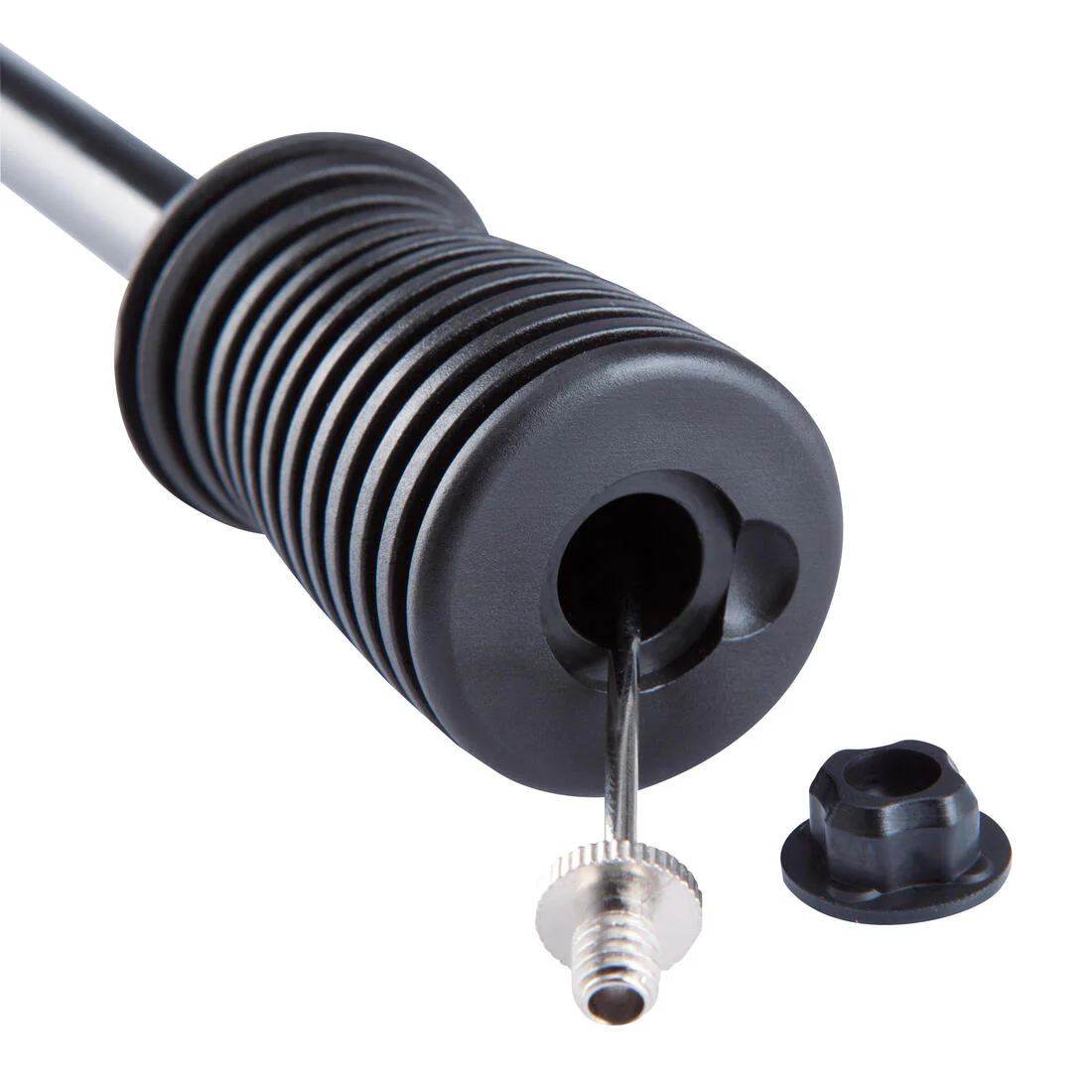 Dual Action Ball Pump & Pressure Gauge with Hose - Image 4