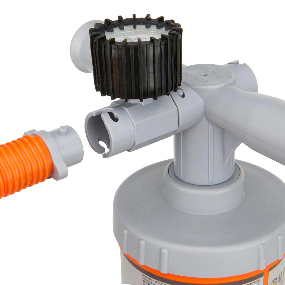Dual-action low-pressure hand pump for canoes and kayaks 2x2.6L 1-8 PSI - Image 4