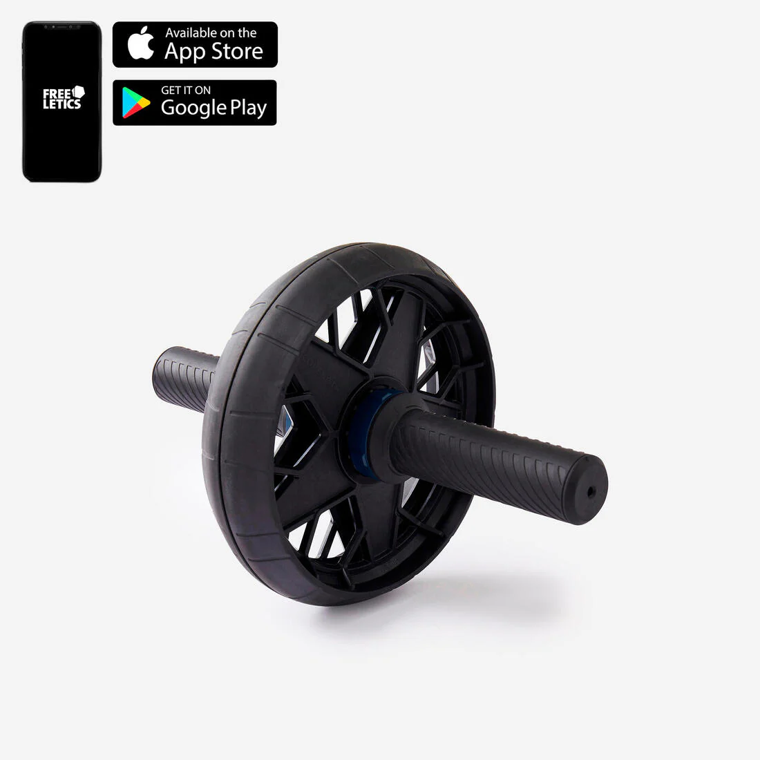 Dual Mode Weight Training Ab Wheel - Black - Image 2