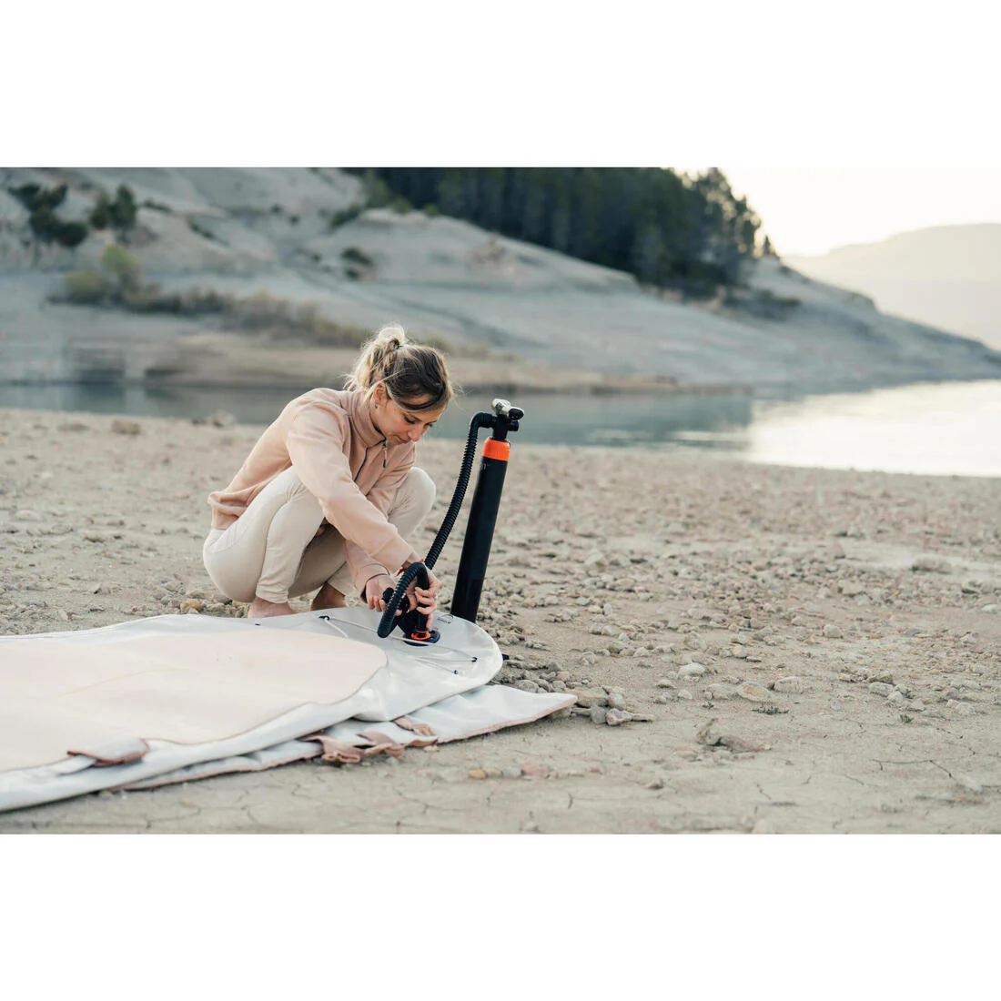 Easy stand-up paddle and kayak dual-action high-pressure easy pump 0-20 PSI - Image 21