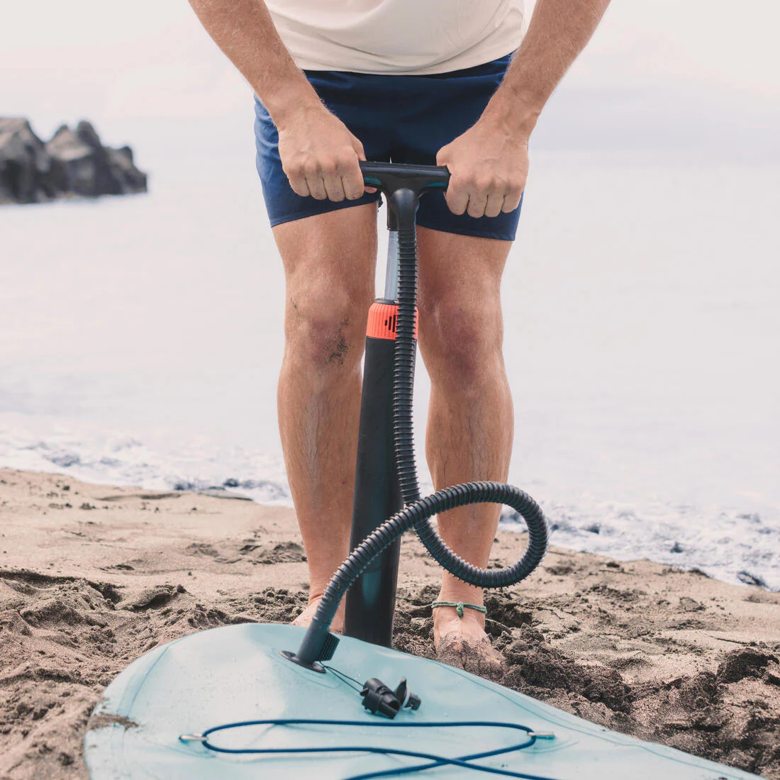 Easy stand-up paddle and kayak dual-action high-pressure easy pump 0-20 PSI - Image 7