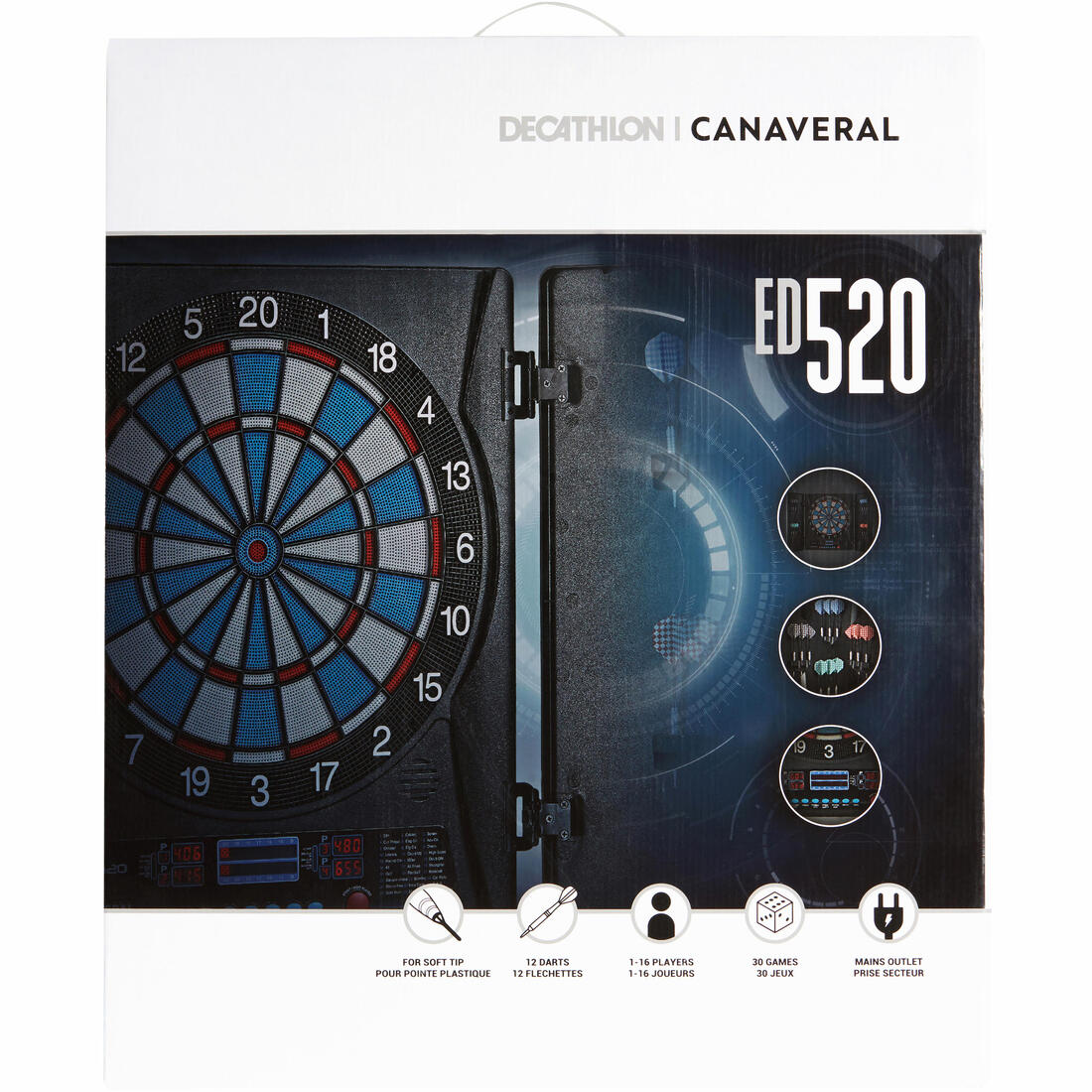ED520 electronic dartboard - Image 3