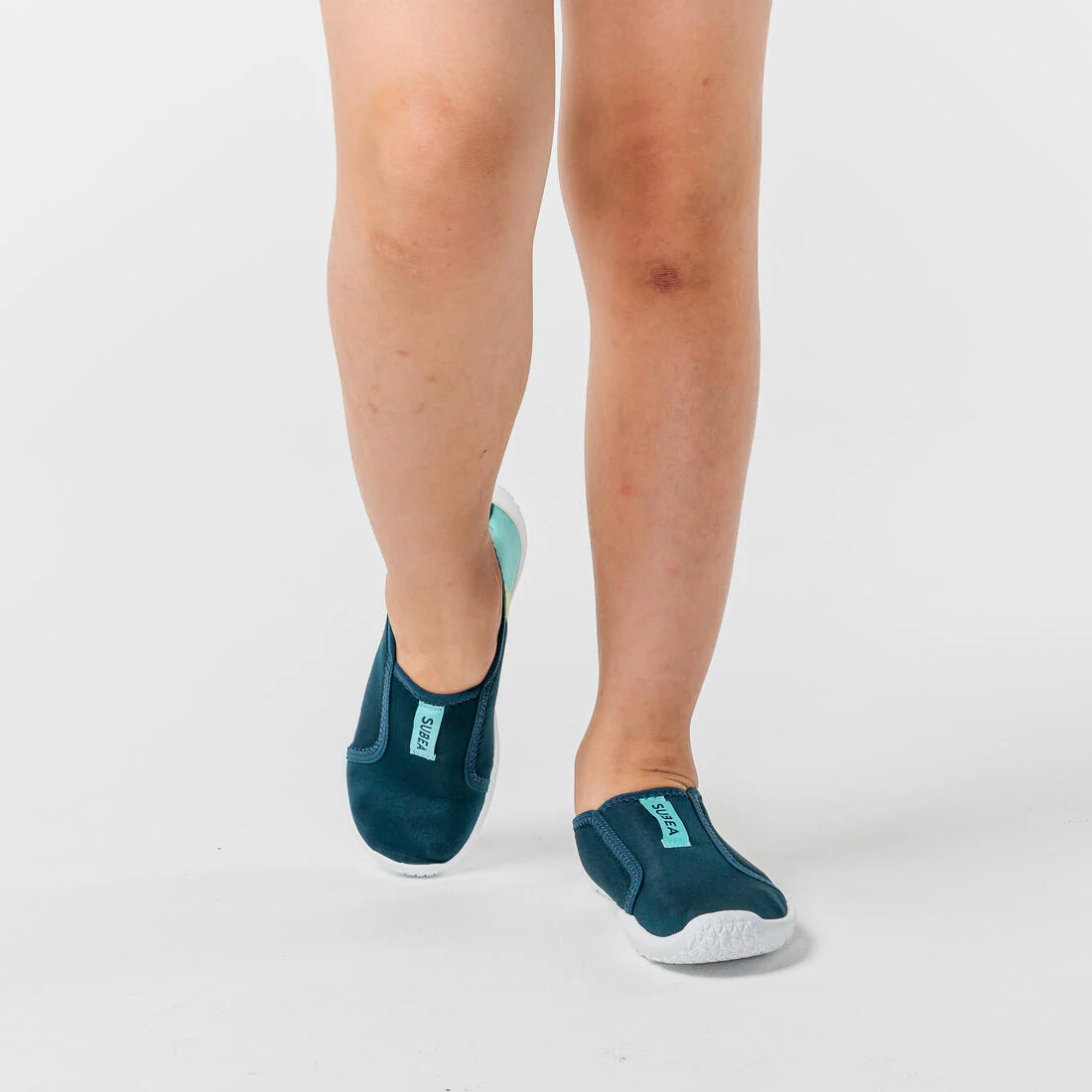 Elasticated Aquashoes for Kids - Aquashoes 120 - Lagoon blue - Image 3