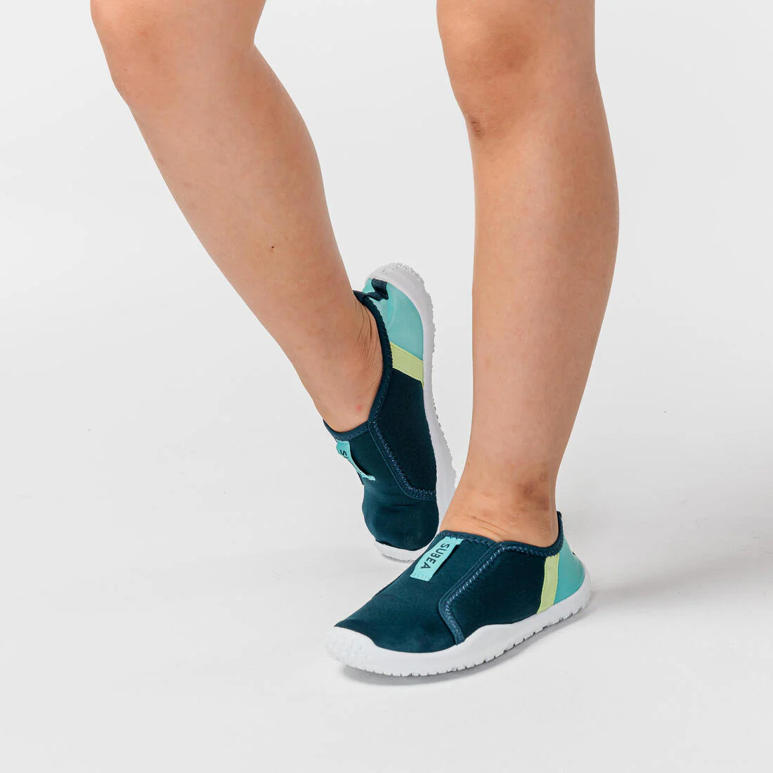 Elasticated Aquashoes for Kids - Aquashoes 120 - Lagoon blue - Image 4
