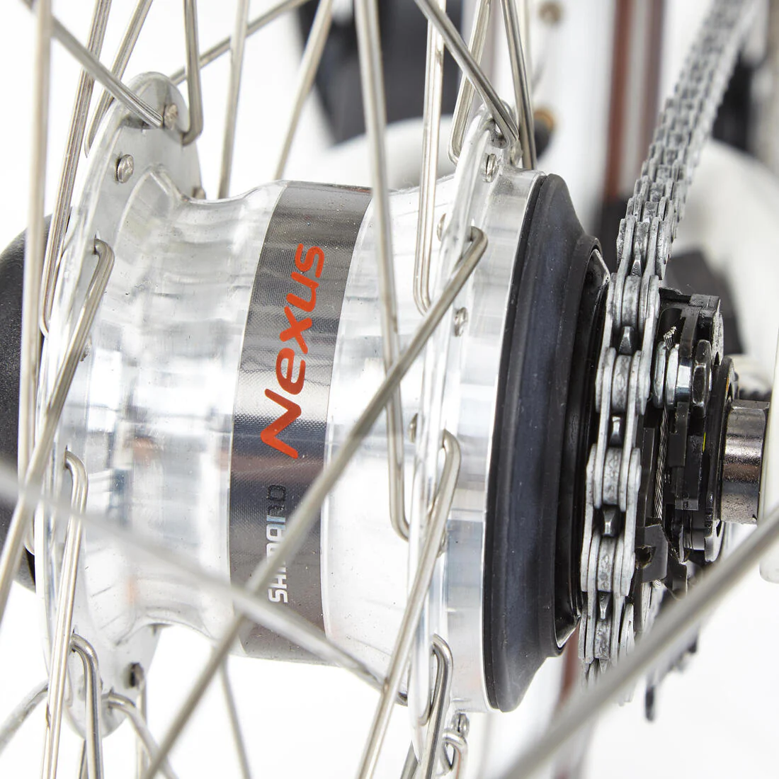 ELECTRIC CITY BIKE ELOPS 920E LOW FRAME - White - Image 10