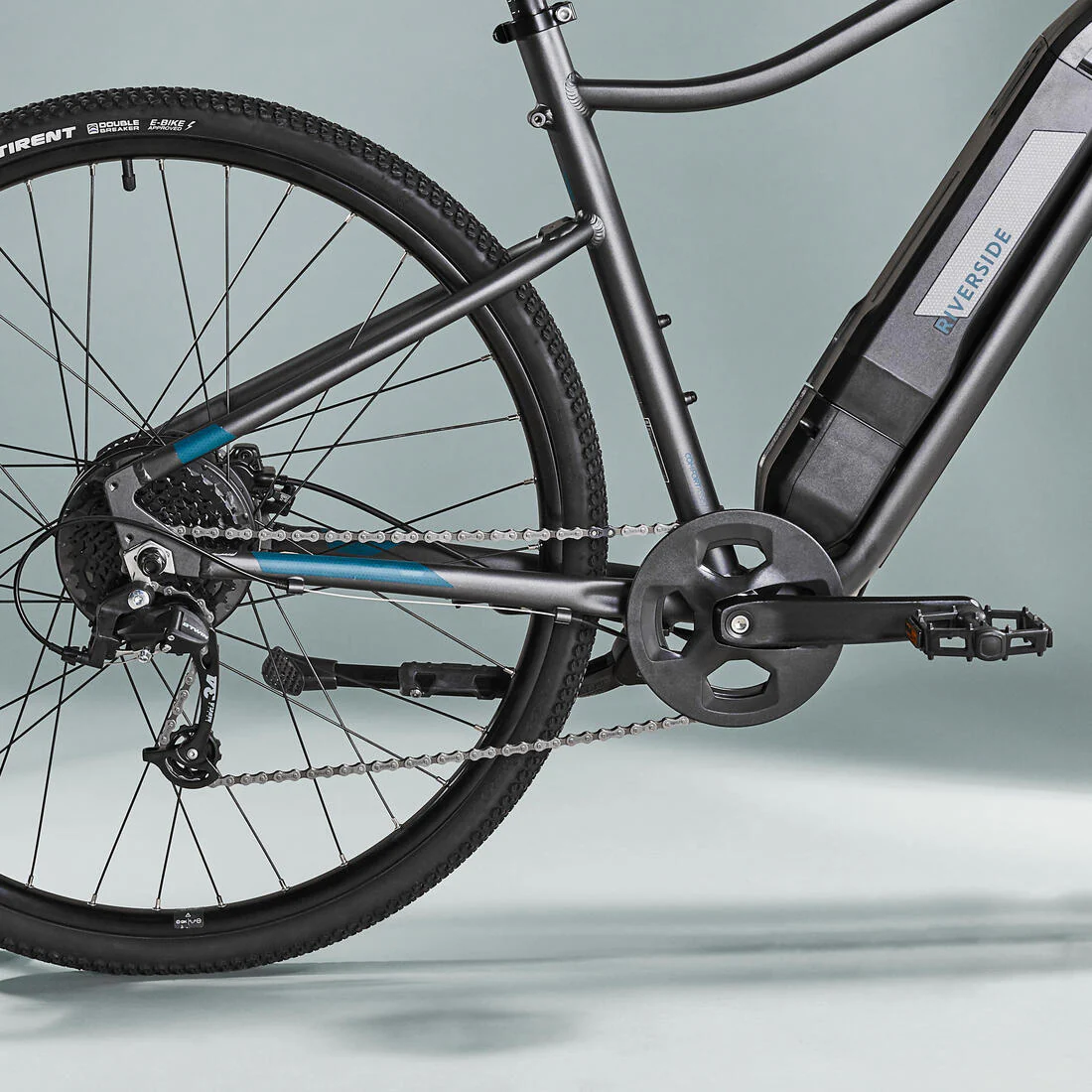 Electric Hybrid Bike Riverside 500 E - Grey - Image 11