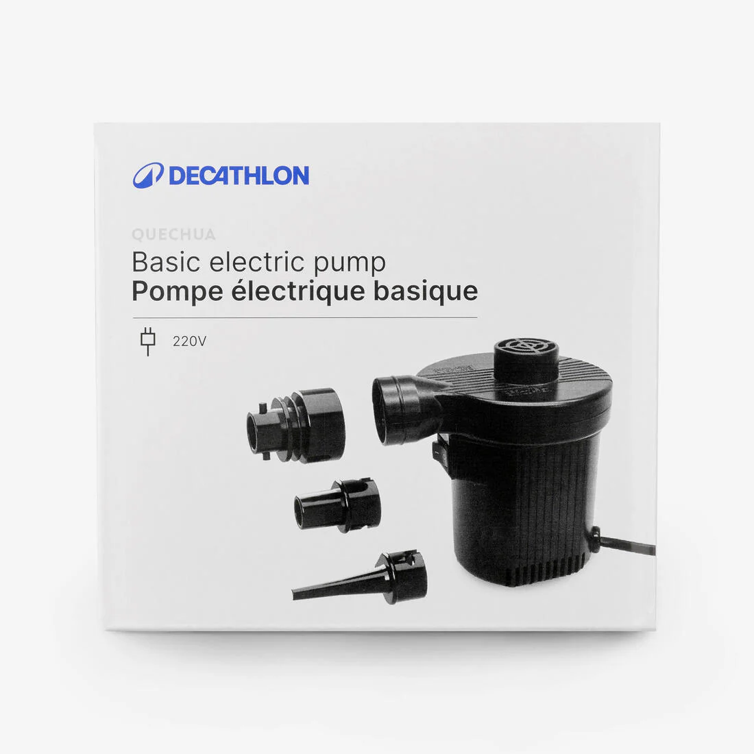 Electric pump for camping mattresses, mains powered - Image 3