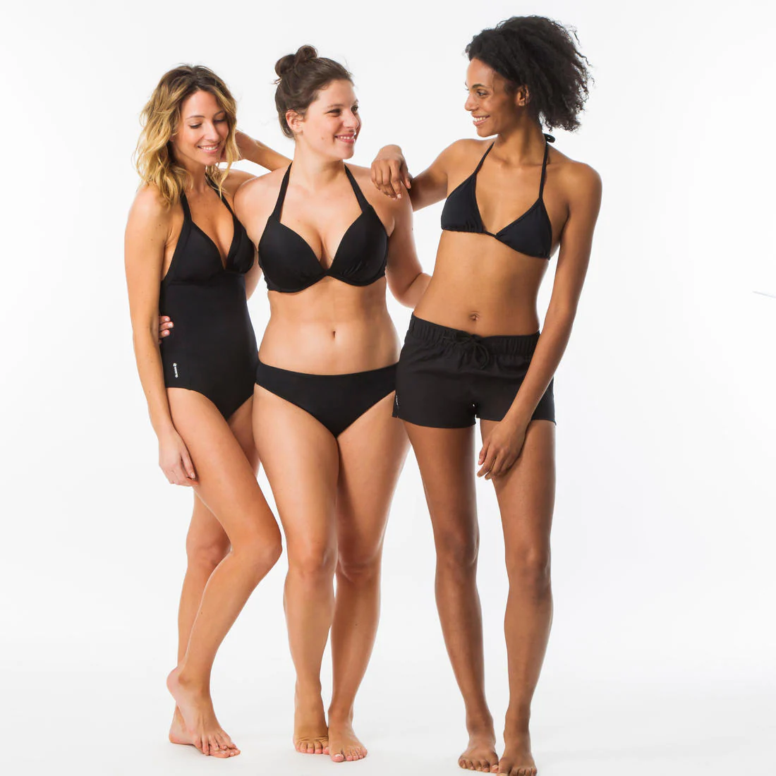 Elena Women’s Push-Up Swimsuit Top with Fixed Padded Cups - Black - Image 10
