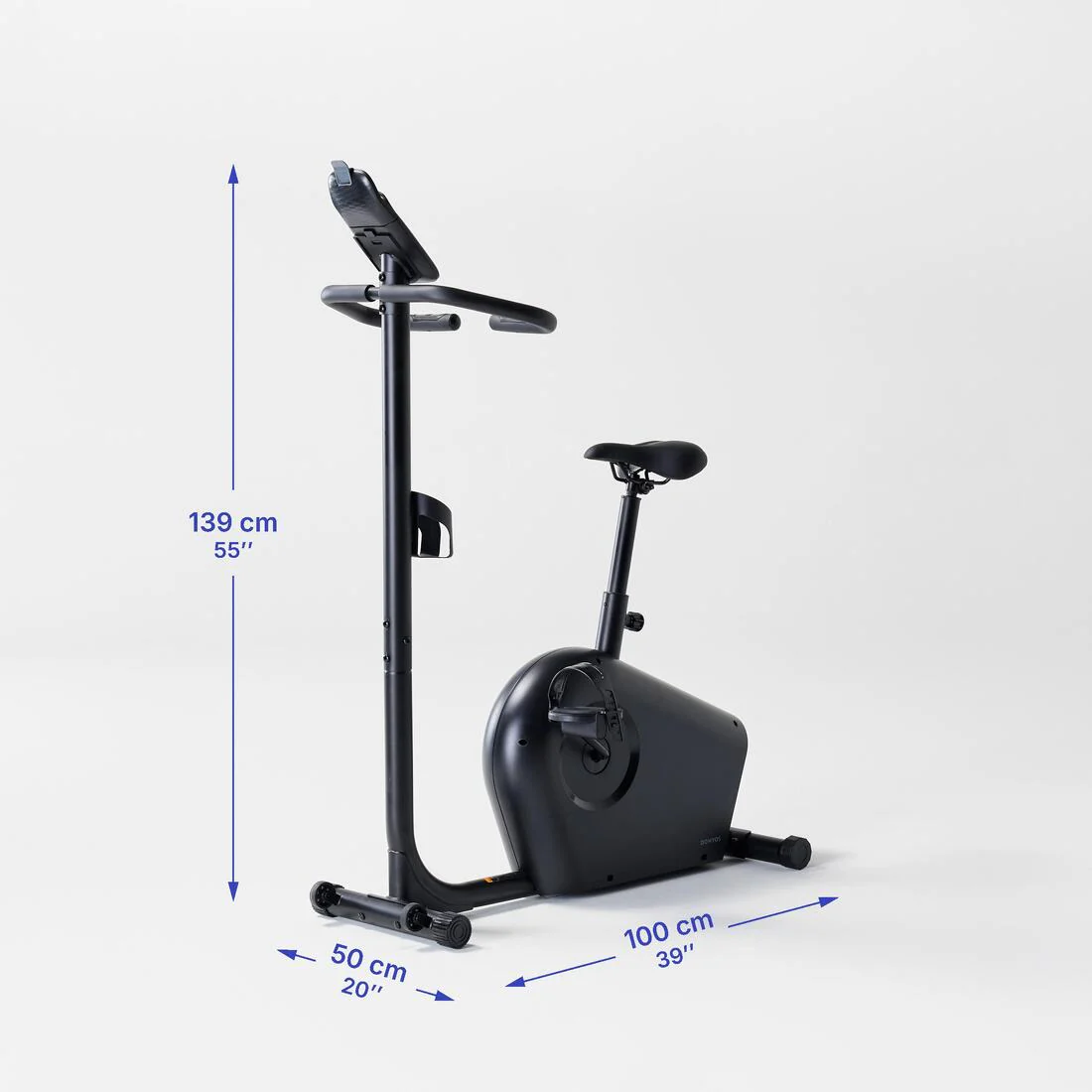 Exercise Bike with Motorised Resistance EB140 B, with Decathlon Warranty - Image 3