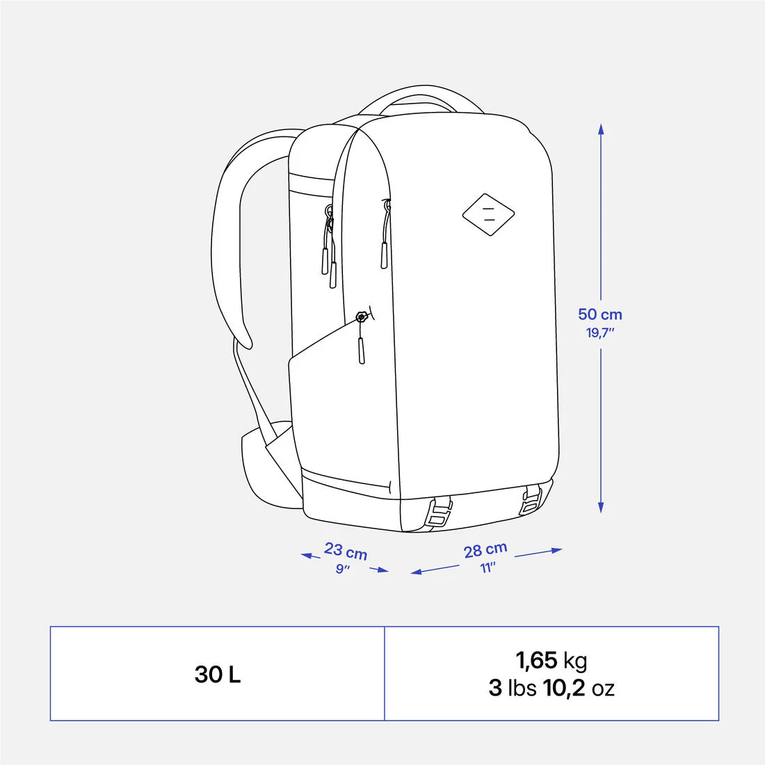 Explore 900 Focus 30L camera backpack for hiking - Grey - Image 4