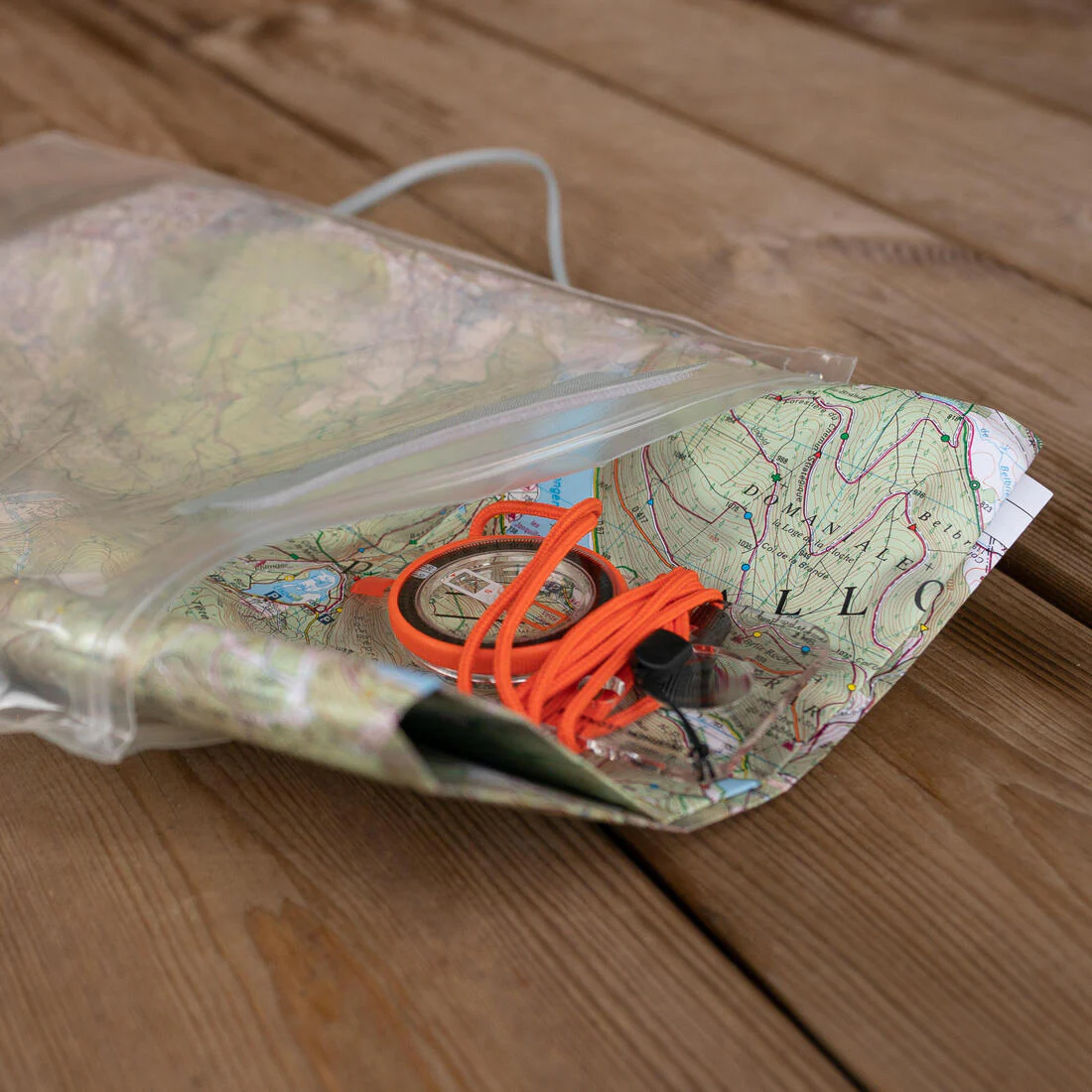 EXPLORER 500 BASEPLATE ORIENTEERING AND HIKING COMPASS - ORANGE - Image 13