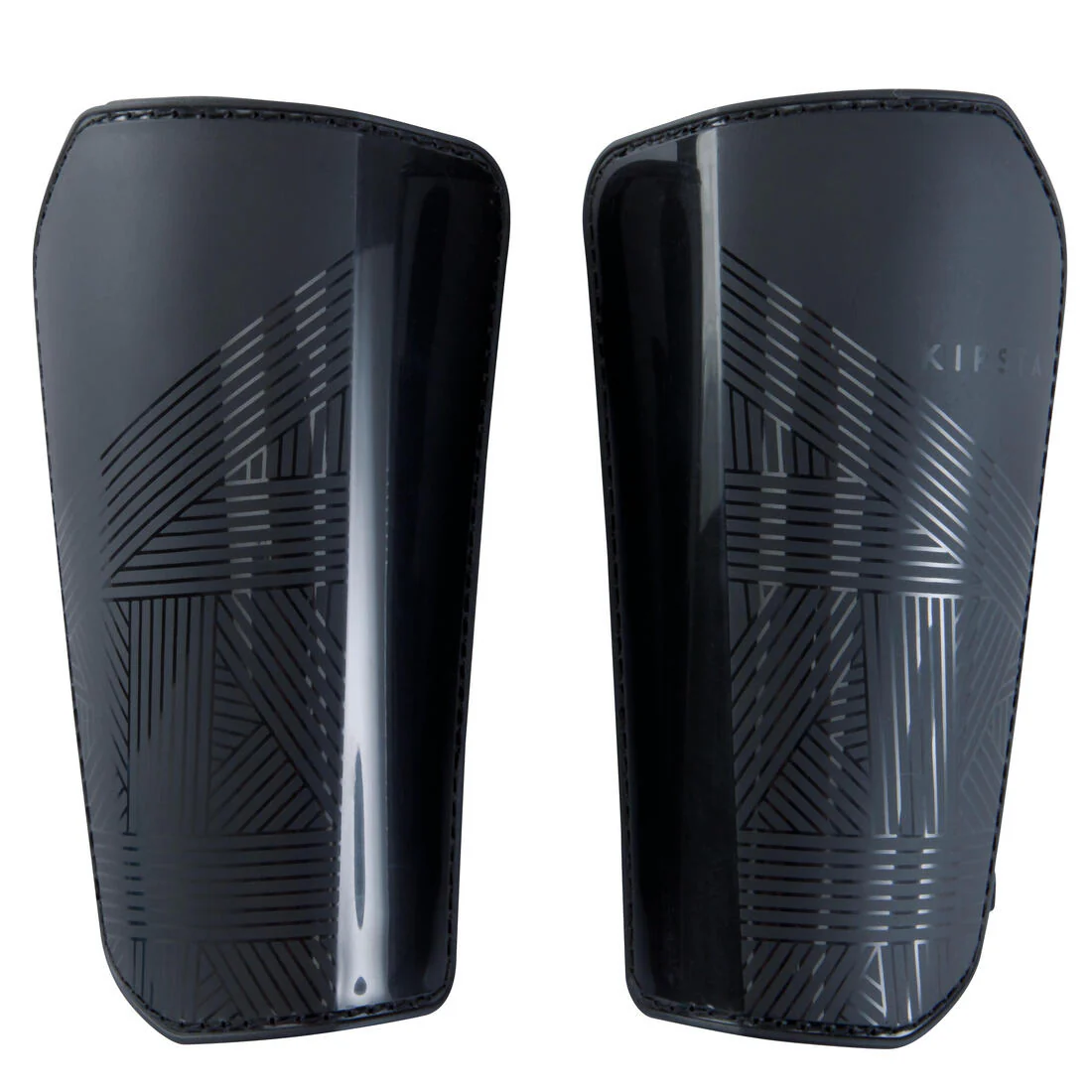 F100 Kids' Football Shin Pads - Black - Image 10