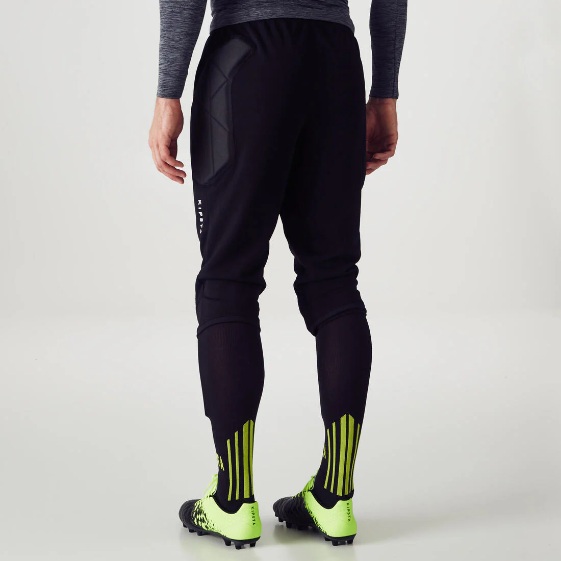 F100 Kids' Goalkeeper Cropped Bottoms - Black - Image 5