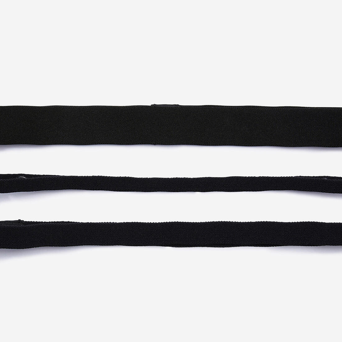 Fitness Cardio Training Hair Tie Tri-Pack - Black - Image 3