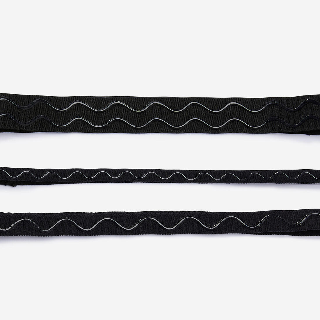 Fitness Cardio Training Hair Tie Tri-Pack - Black - Image 4