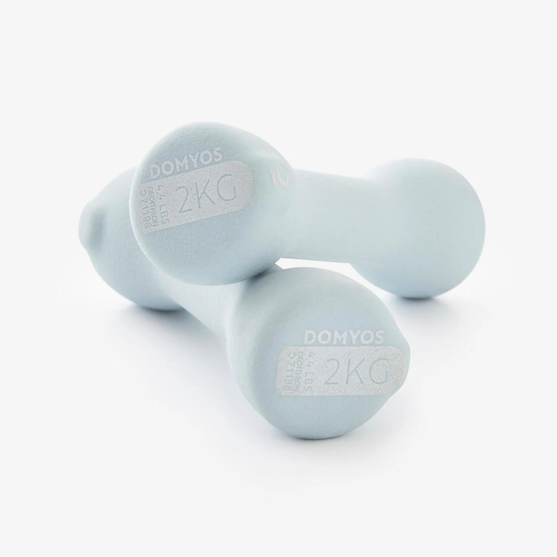 Fitness Dumbbells Easy Set of 2 x 2 kg - Blue - Image 3