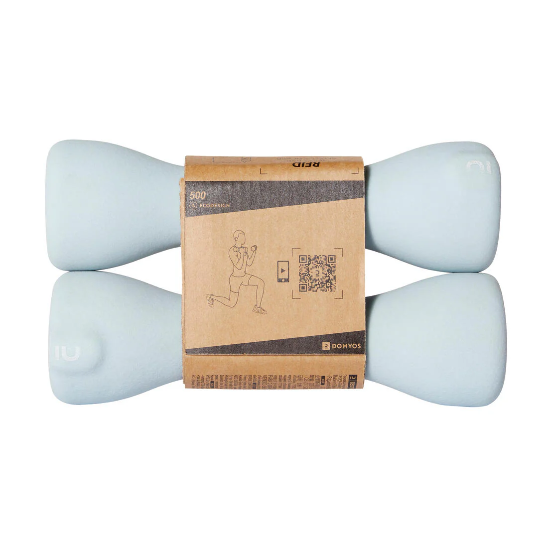 Fitness Dumbbells Easy Set of 2 x 2 kg - Blue - Image 6
