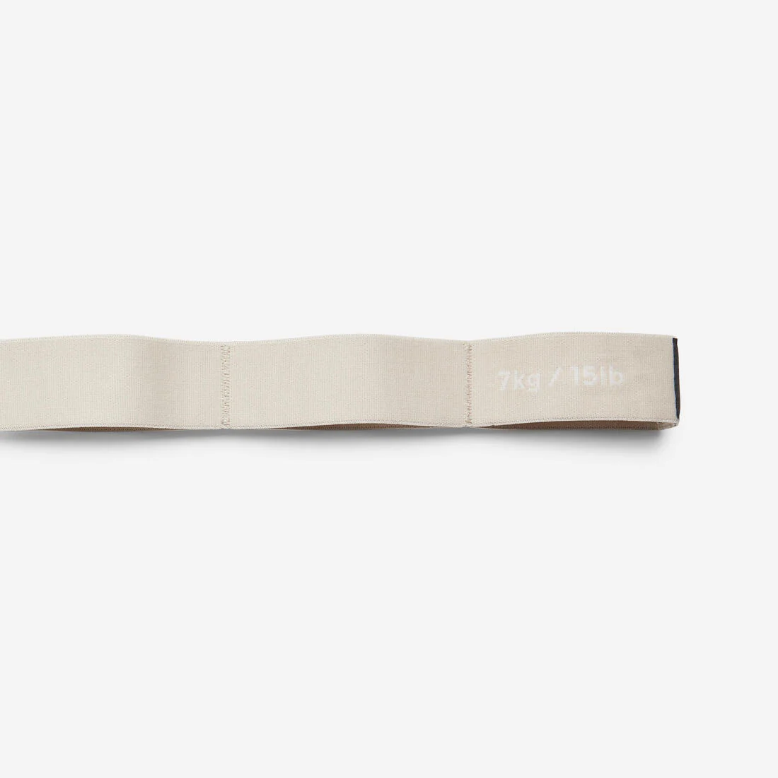 Fitness Resistance Fabric Band 7 kg Low Resistance - Beige - Image 4