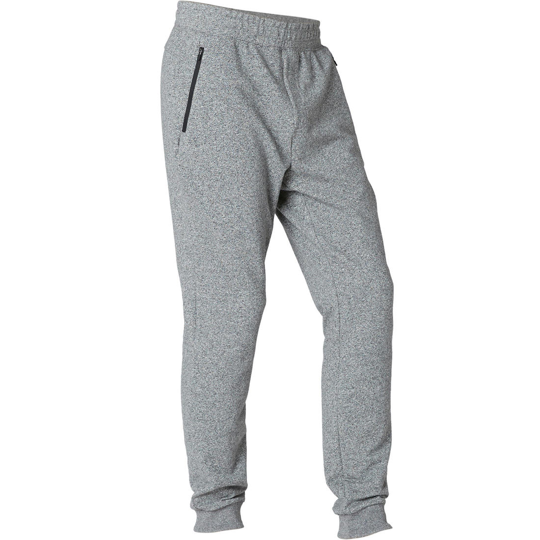 Fitness Slim-Fit Jogging Bottoms with Zip Pockets - Grey - Image 8